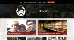 Desktop Screenshot of cambridgehistoricaltours.org